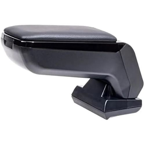 Rati Armster S Accoudoir Adapté Pour Renault Captur 2013-2017 /Clio 2013-2019 [Noir,Cuir Végétalien] Avec Rangement Pouvant Être