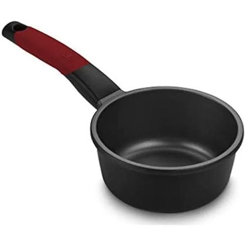 Casserole - Bra - A413816 - 16 Cm - Aluminium Et Fonte - Gris - Anti-Adhésif - Tous Feux Sauf Induction