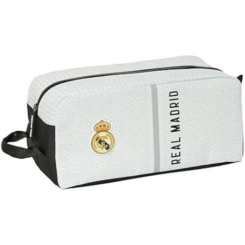 Safta Real Madrid 1ère équipe 24/25 - Sac à Chaussures Moyen, Multifonction, Sport, extrascolaire, Football, Confortable et