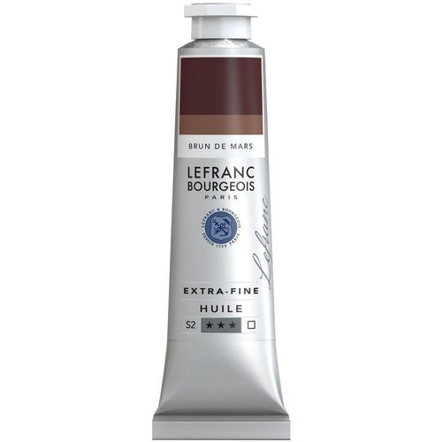 Peinture À L'huile - Extra-Fine - Brun De Mars - 105 - Lefranc Bourgeois - 40ml