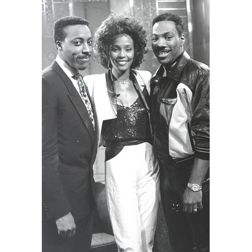 POSTER AFFICHE SUR PAPIER PHOTO 250G 30X40cm Eddy Murphy, Whitney Houston