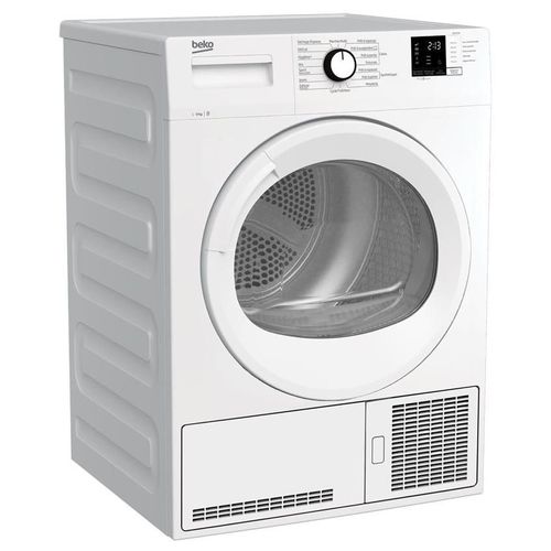 Sèche-linge Beko b100 DCB912W - 59.7x60.1x84.6 cm (lxpxh) - chargement frontal