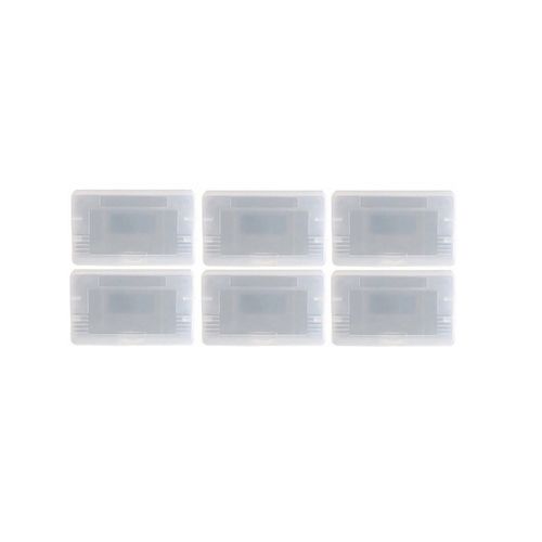 6 Boitiers Jeu Gameboy Advance Plastiques Boite Rangement Gameboy Advance