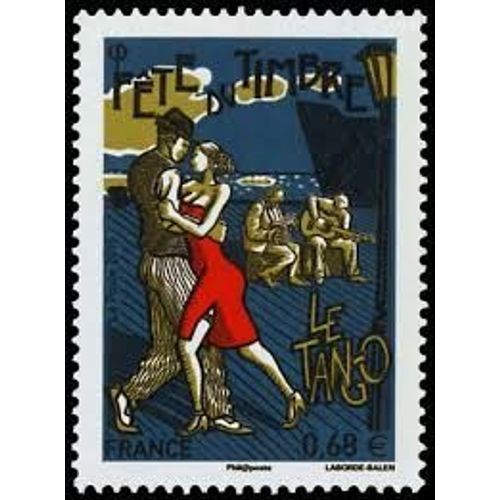 Fête Du Timbre : Danse : Danseurs De Tango Année 2015 N° 4982 Yvert Et Tellier Luxe