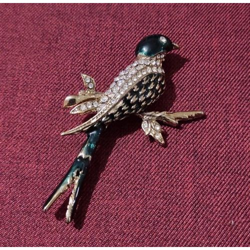 Broche Oiseau Vintage