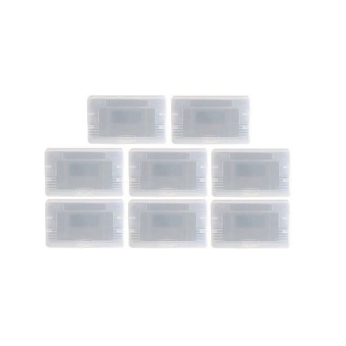 Lot 8 Boîtiers Plastique / Étui, Rangement Pour Game Boy Advance/Gba