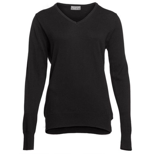 Pull Col V - Femme - Pk451 - Gris Foncé