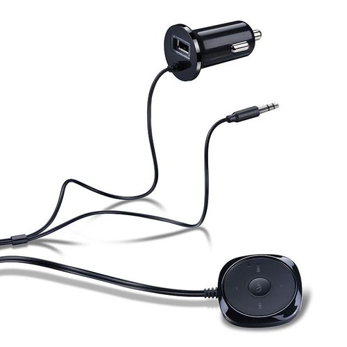 Kit De Voiture Bluetooth Mains Libres Sans Fil,Mp3,Récepteur Audio Aux,Adaptateur De Musique,Chargeur Usb,Allume-Cigare Laguna,Base Magnétique,3.5mm