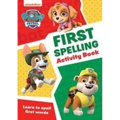 Paw Patrol First Spelling Activity Book