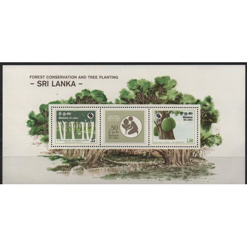 Sri Lanka Timbre Arbres 1992