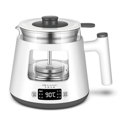 Théière électrique multifonctionnelle avec filtre,bouilloire automatique,théière bouillie,bouilloires mises en ?uvre pour la santé,220 ml,800 V - Type white