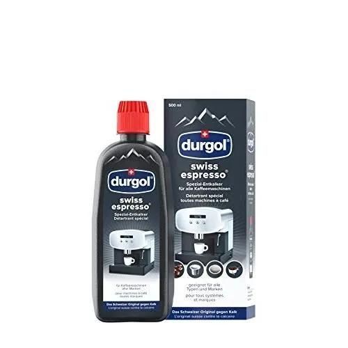 durgol swiss espresso - Détartrant spécial anti-calcaire pour tous types de machines à café - Enlève le calcaire efficacement - 1 x