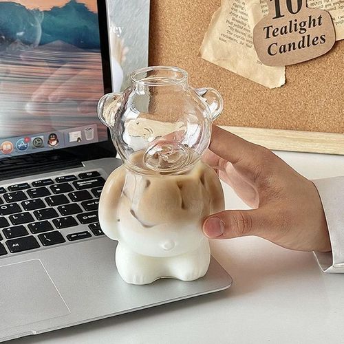 Tasse En Verre Créative Pour Café,Cocktail,Vin,Brandy,Bière,Jus,Latte,Cadeau De Noël Et D'anniversaire,Pichet À Lait