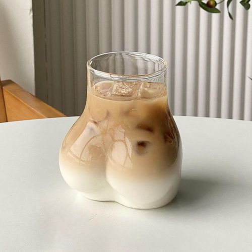 Tasse En Verre Créative Pour Café,Cocktail,Vin,Brandy,Bière,Jus,Latte,Cadeau De Noël Et D'anniversaire,Pichet À Lait