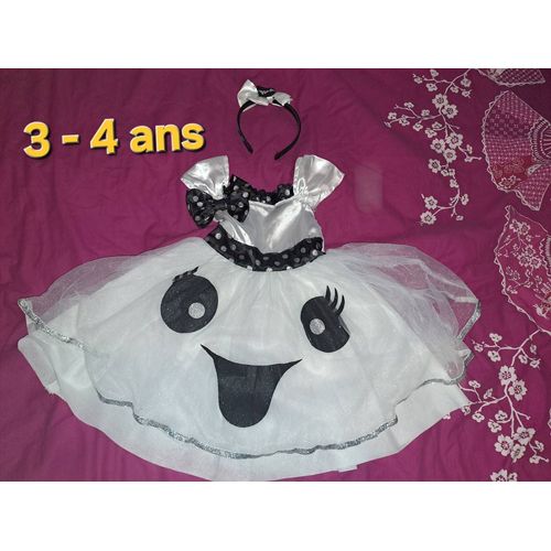 Robe Fantôme ? 3/4 Ans Avec Serre Tête Cutie Ghost