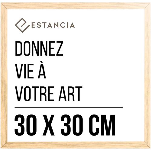 Cadre Photo 30x30 cm En Bois De Chêne | Cadre 30x30 cm | Cadre En Bois 30 x 30 cm | Cadre Carré 30 x 30 cm