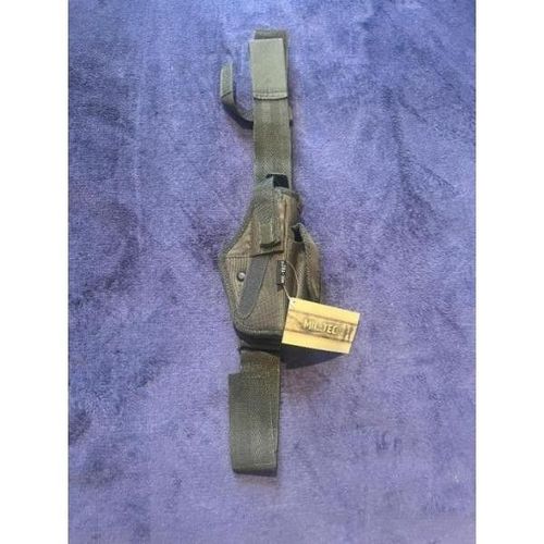 Holster De Cuisse Pour Droitier - Vert Olive - Avec Sangles Multi Positions