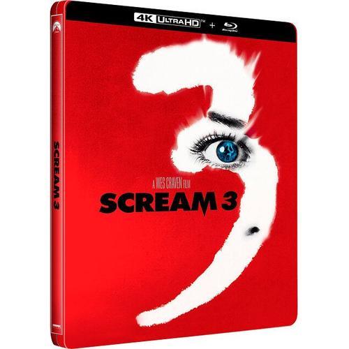 Scream 3 - 4k Ultra Hd + Blu-Ray - Édition Boîtier Steelbook