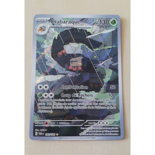 Carte Pokemon Crabaraque 183/182