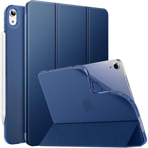 Coque Pour Ipad Air 6e Génération 11 Pouces(M2) 2024,Ipad Air 5e/4e Gén 10,9"" 2022/2020,Coque Arrière Translucide Givrée Tpu Pour Ipad Air 6/5/4 Gén,Étui Pour Ipad Air,Marine Bleu(Q1798)