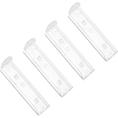 Lames de rechange pour rasoir visage (4 pièces),Acier inoxydable(Q134)