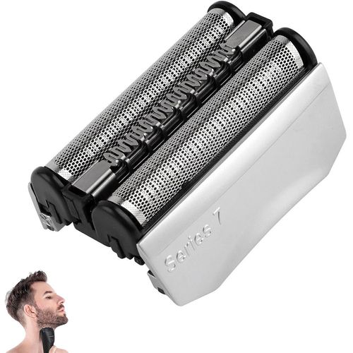 Tete de Rasoir pour Serie 7,Rasoir pour Serie 7,Tondeuse Barbe pour Braun,Grille Rasoir pour Serie 7 70S Convient aux Accessoires de Rasoir pour 7(Q845)