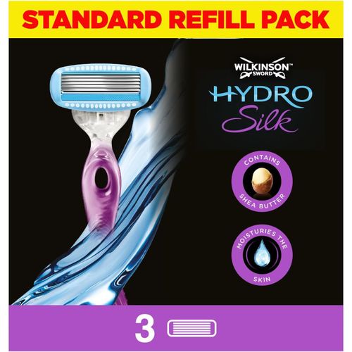 Lames de rasoir Hydro Soie avec sérum pour femme,Lot de 3(Q255)