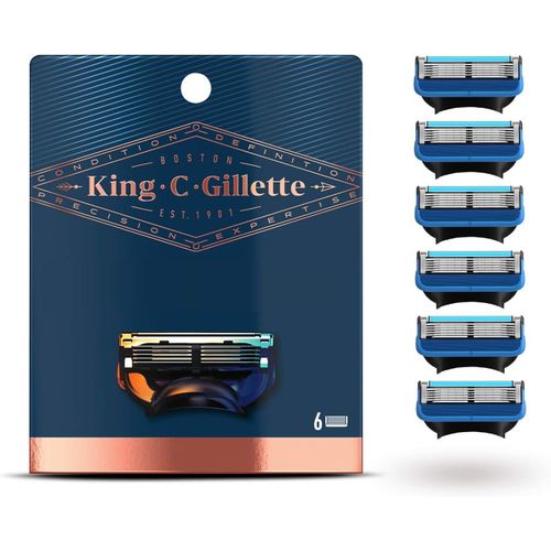 Lames de rasoir pour homme pour le cou,6 lames de rechange(Q257)