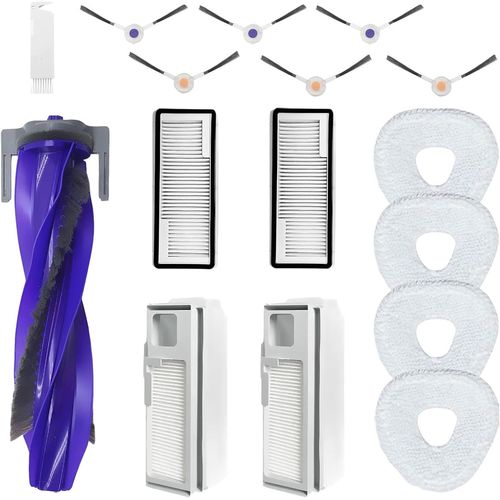 Accessoires pour Narwal Freo X Ultra : 16 pièces de rechange pour robot aspirateur Narwal Freo X Ultra/Narwal J4/J4 Lite(Q889)