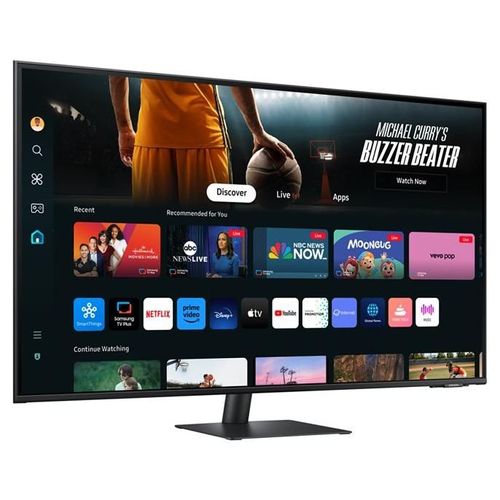 Samsung S43DM702UU - M70D Series - écran LED - Intelligent - 43" - 3840 x 2160 4K @ 60 Hz - VA - 300 cd/m² - 5000:1 - HDR10 - 4 ms - HDMI, USB-C - haut-parleurs - noir