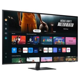 Samsung S43DM702UU - M70D Series - écran LED - Intelligent - 43" - 3840 x 2160 4K @ 60 Hz - VA - 300 cd/m² - 5000:1 - HDR10 - 4 ms - HDMI, USB-C - haut-parleurs - noir