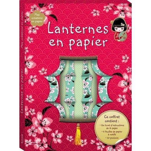 Lanternes En Papier - Avec 6 Feuilles De Papier À Motif Et 30 Pochoirs