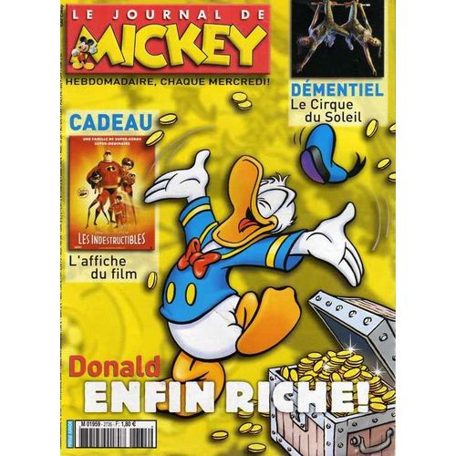 Le Journal De Mickey  N° 2735 : Donald Enfin Riche