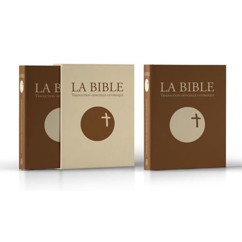 La Bible : Traduction Officielle Liturgique - Edition Cuir Marron