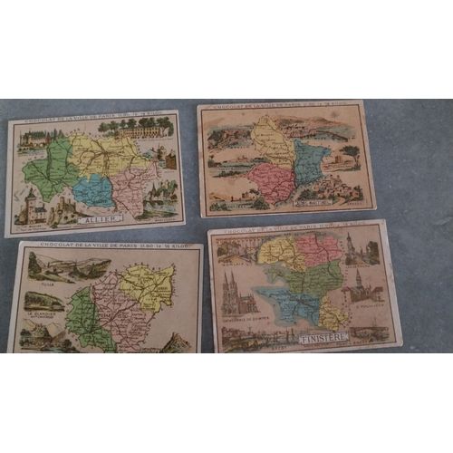 Lot De 20 Chromos Les Departements Annees 30