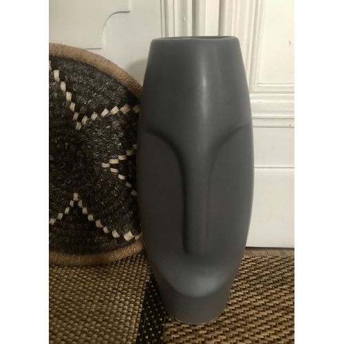 Vase visage Beige and Stone