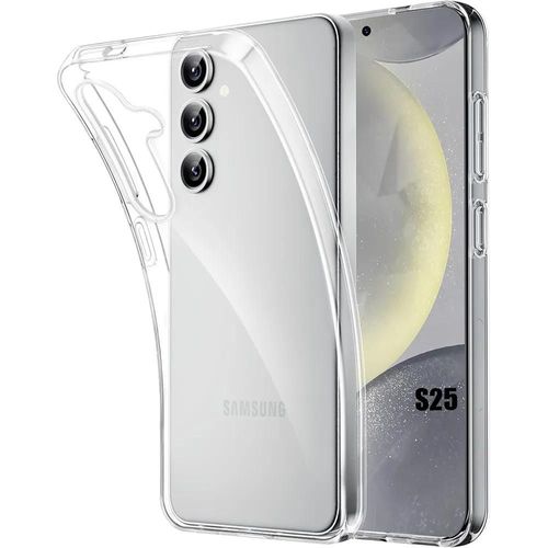 Coque Pour Samsung Galaxy S25, Souple Protection Renforcée Antichoc Silicone Transparent - E.F.Connection