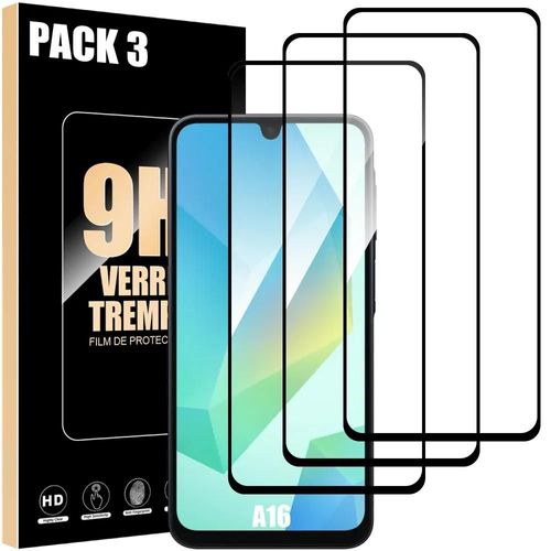 Verre Trempé Intégral pour Samsung Galaxy A16 5G/4G, Vitre Protection Lot-3 - E.F.Connection
