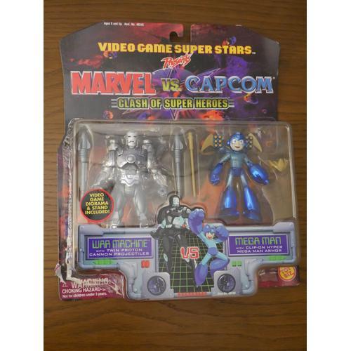 Marvel Vs. Capcom - War Machine Versus Mega Man -Toy Biz 1999