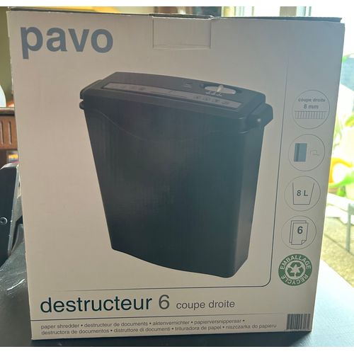 Destructeur De Documents Pavo