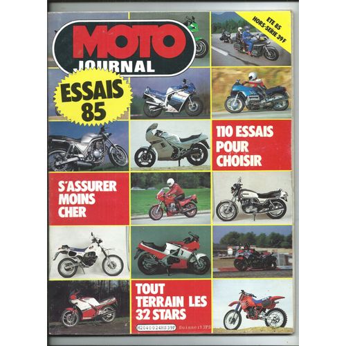 Moto Journal Hors Série 01/06/1985 110 Essais, Tout Terrain Les 32 Stars