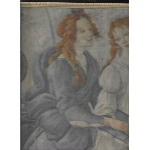 cadre SOUS-VERRE tableau les trois graces