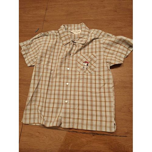 Chemise Manches Courtes Snoopy 5 Ans