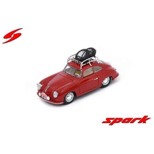 Spark 1/43 - Porsche 356 1100 - Rallye Monte-Carlo 1953 S6132-Spark