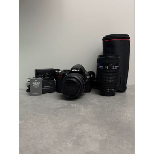 NIKON D60 reflex 10.2 mpix + Téléobjectif