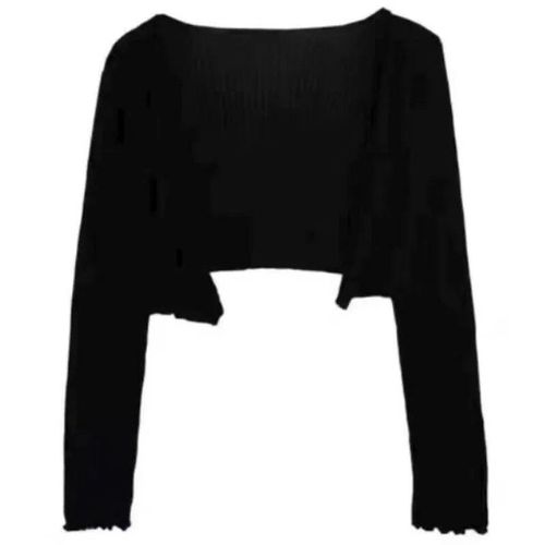 Rimocy-Cardigan De Protection Solaire Pour Femme,Manteau Fin,À Bouton Unique,Sexy,Transparent,Ice,2024