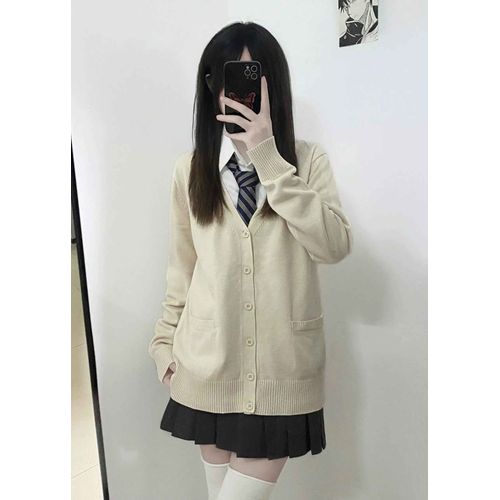 Veste Jk Japonaise Pour Femme,Pull Mignon,Cardigan,Uniforme,Fourniture S¿,Style Paresseux,Rose,Bleu,Noir