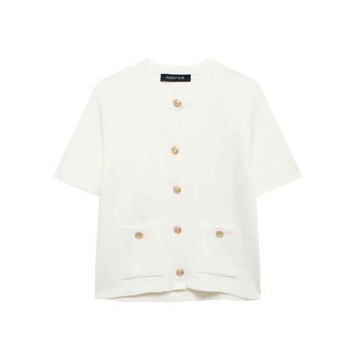 Traf-Cardigan Slim Fit À Manches Courtes Pour Femme,Pull À Boutonnage Simple,Poche,Haut À La Mode,Automne