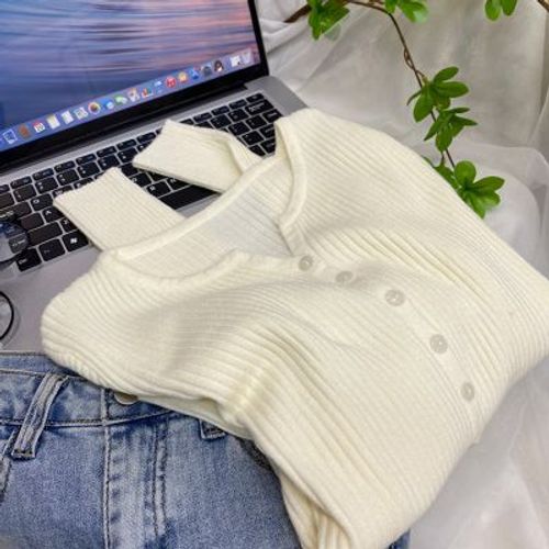 Zjaiss-Cardigan À Col En V Pour Femme,Petit Pull Parfumé,Manteau Tout Pull,Tempérament,2024