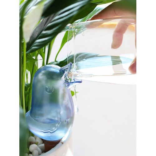 Abreuvoir automatique en plastique pour plantes,ballons d'eau en forme d'oiseau,haute qualité - Type blue